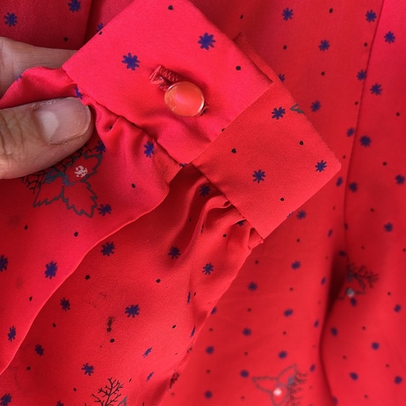 Styled by Terry Chicago Vintage Long Sleeve Button Down Blouse. M - Picture 4 of 7